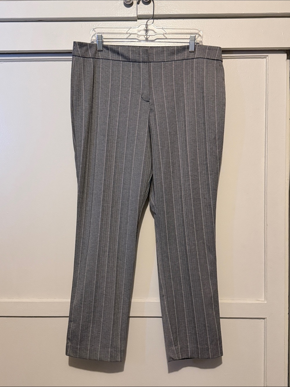 Worthington Gray Pinstripe Trousers